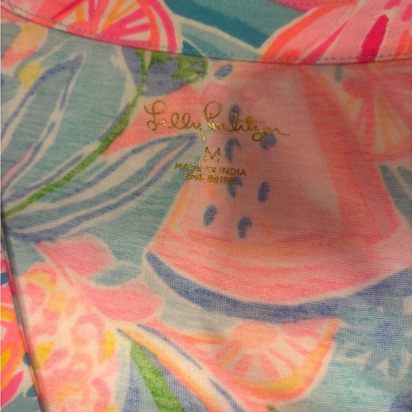 Lily Pulitzer Lorina V- Neck Dress Multi Tropical Punch Size M NWT - Picture 5 of 8